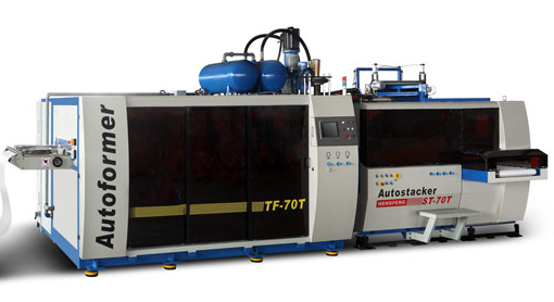Thermoforming Machine with Tilting Mold